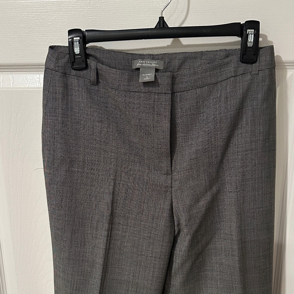 Ann Taylor Audrey Charcoal Trousers